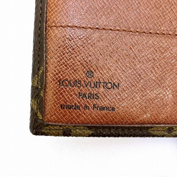 Louis Vuitton Monogram Porte Monebier M61660 W Hook Wallet Trifold Wallet Unisex