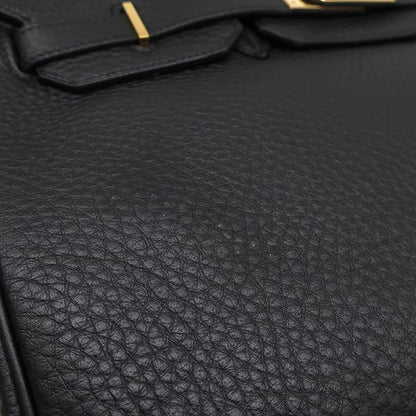 Hermes Handbag Birkin 35 Fjord Black Gold Hardware Black G Engraved [storage