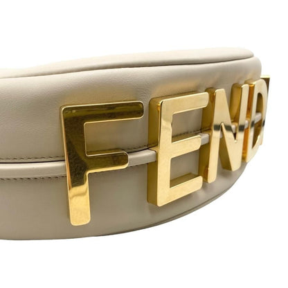 Fendi Handbag Graffi Small Bag 8br798 A5DY F1jct Dove Greyleather Glazed