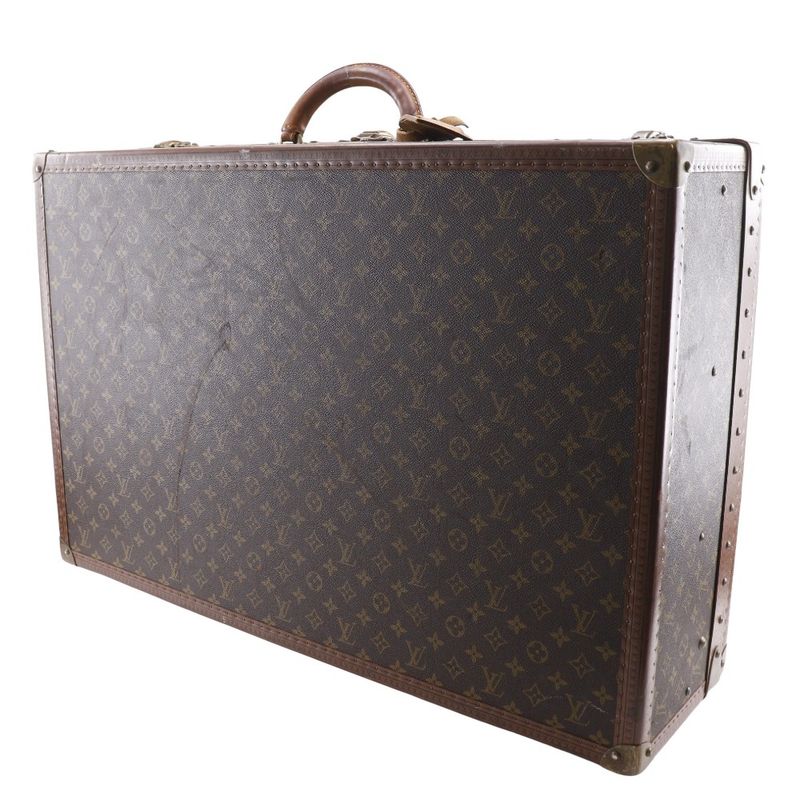 Louis Vuitton Arzeal 75 M21225 Monogram Canvas Brown Unisex Trunk