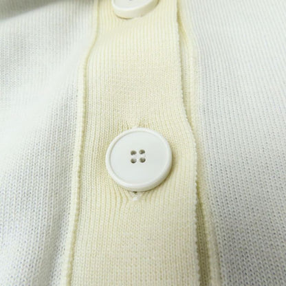 Loewe Cardigan XS Wool Ivory Sac Blue Asymmetrical Bicolor Apparel Women Ladies