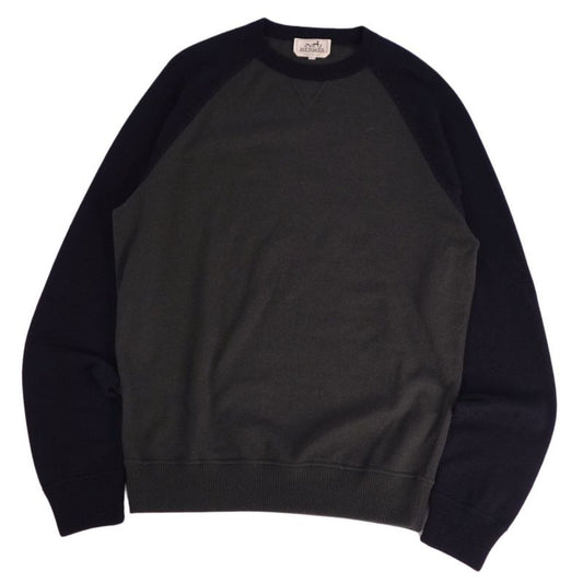 Hermes Knit Sweater Pullover Long Sleeve Wool Ka