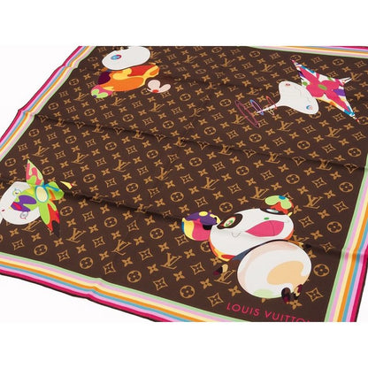 Louis Vuitton LV X Tm Carre 70 Super Flat Character Panda Monogram