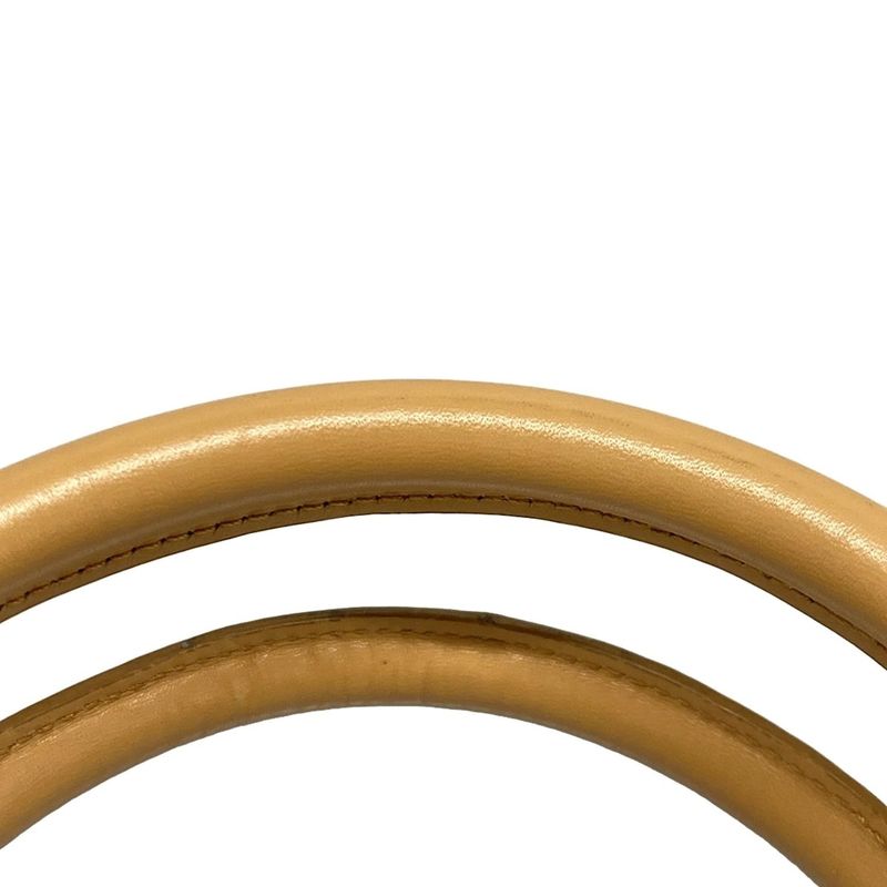 Dior/christian Dior Handbag Trotter Khaki×beige Leather