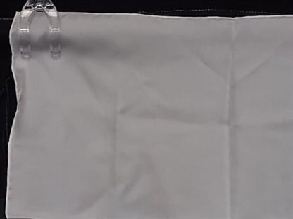 Saint Laurent 100% Silk Scarf Handkerchief Women Men White Fa1150