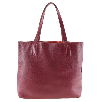 Hermes Double Sens 45 Reversible Taurillon Clemence Bougainvillea Women's Tote