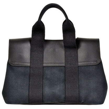 Hermes Valparaiso PM Handbag Twirl Chevron Black