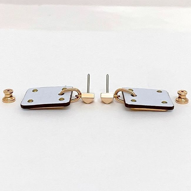Hermes Earrings As de Coeur Pink