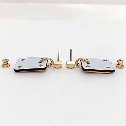 Hermes Earrings As de Coeur Pink