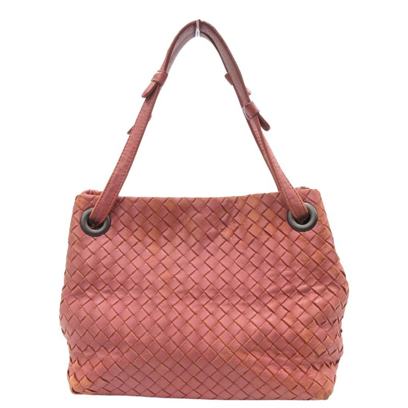 Bottega Veneta Intrecciato Small Garda Hand Tote Bag Lamb Leather Pink Ladies