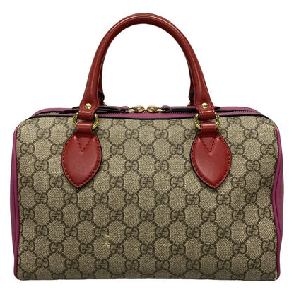 Gucci GG Plus GG Supreme 409529 Beige X Red X Multi Leather