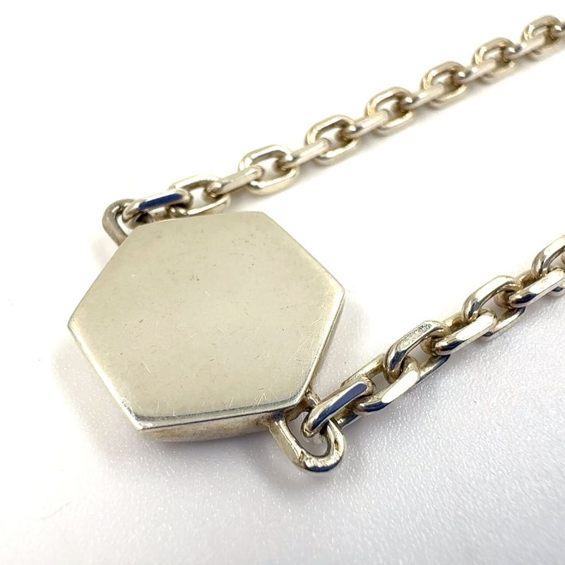Gucci Hexagon Ag925 Silver Bracelet 779169-j8400-8106-18