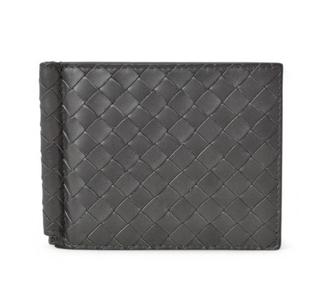 Bottega Veneta Wallet Money Clip Bottega Veneta Fold Wallet Calf 123180 Gunmetal