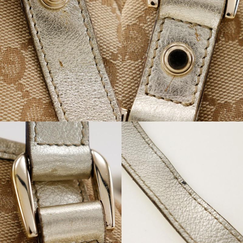 Gucci 130736 GG Canvas Beige Women's Tote Bag