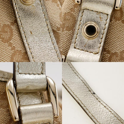 Gucci 130736 GG Canvas Beige Women's Tote Bag