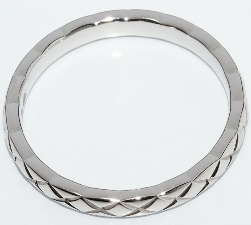 Chanel Pt950 Coco Crush Wedding Ring Width 28mm (011in) J11117