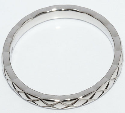 Chanel Pt950 Coco Crush Wedding Ring Width 28mm (011in) J11117