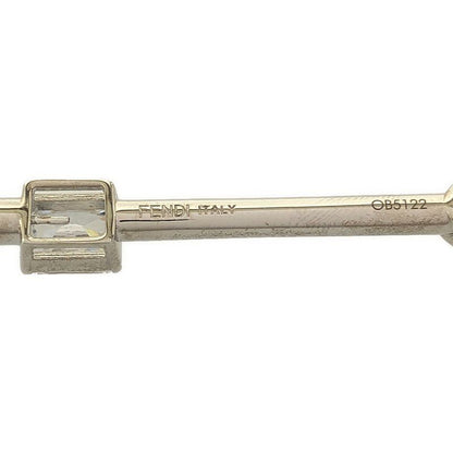 Fendi - F Logo Earrings - Green X Silver - Women's