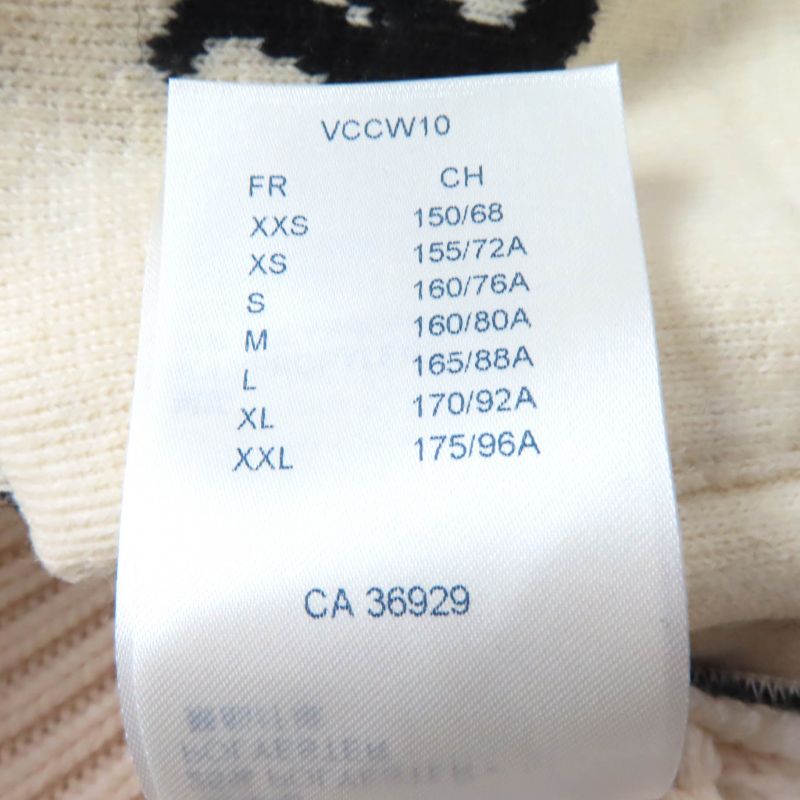 Louis Vuitton 21AW Cashmere Blend Fornasetti Bow Jacquard Sleeveless Knit Vest