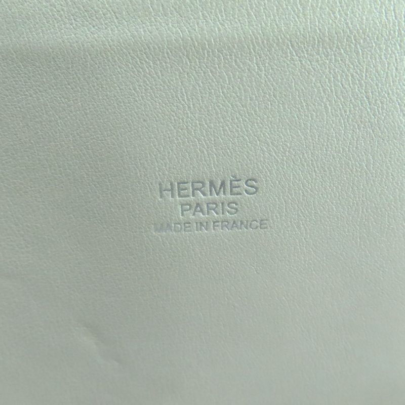 Hermes Bolide 31 Pearl Grey Taurillon Clemence Silver Hardware Handbag With