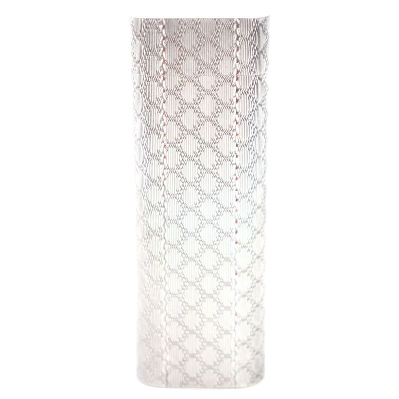 Cartier Oval Checkered Roller Gas Lighter Silver Men's Confirmed Ignition