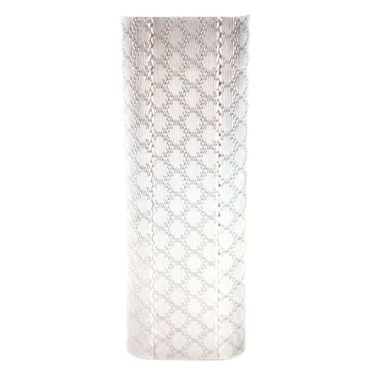 Cartier Oval Checkered Roller Gas Lighter Silver Men's Confirmed Ignition