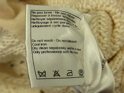 Chanel Silk And Cotton Knit Dress Clothing Size 38 Women's Ivory Fl4109