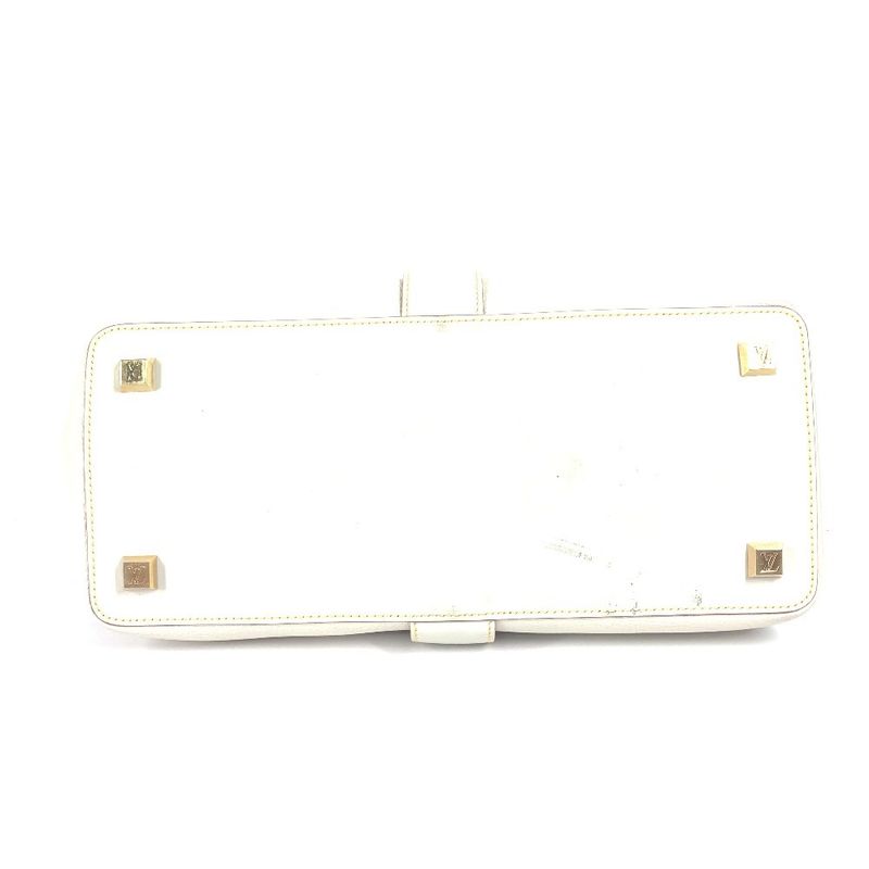 Louis Vuitton Handbag Angenieux PM M91811 Suhari Leather White