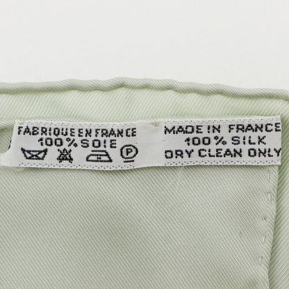 Hermes Carre 90 Costumes Civils Actuels Modern Civilian Attire Rare Light Green