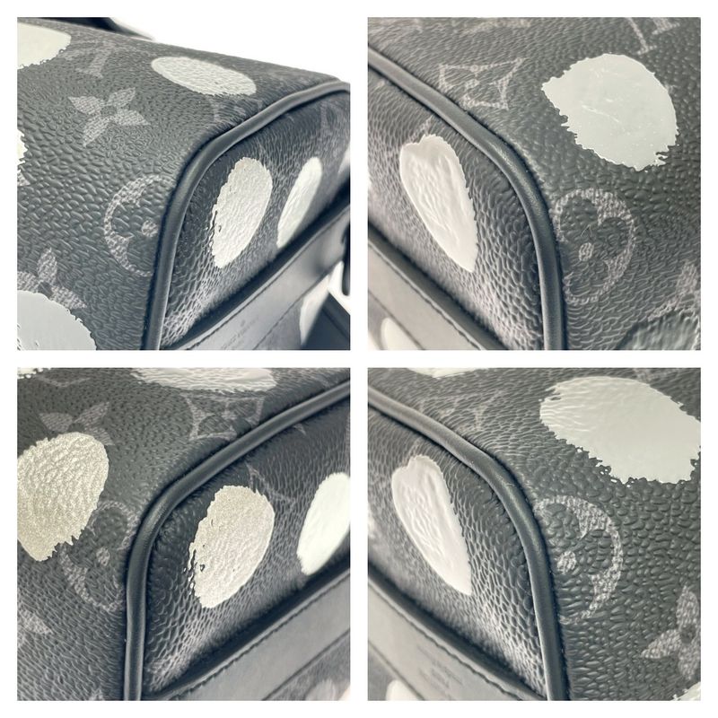 Louis Vuitton M46406 Eclipse × Yayoi Kusama Keepall - Bandoliere 25 395909