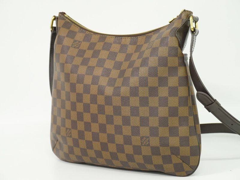 Authentic Louis Vuitton LV Bloomsbury PM Damier Ebène Shoulder Bag Pochette