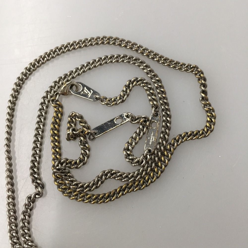 Louis Vuitton Necklace Plaque Monogram Eclipse Di1107