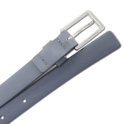 Bottega Veneta Bottega Veneta Calf Blue-gray Men's Belt