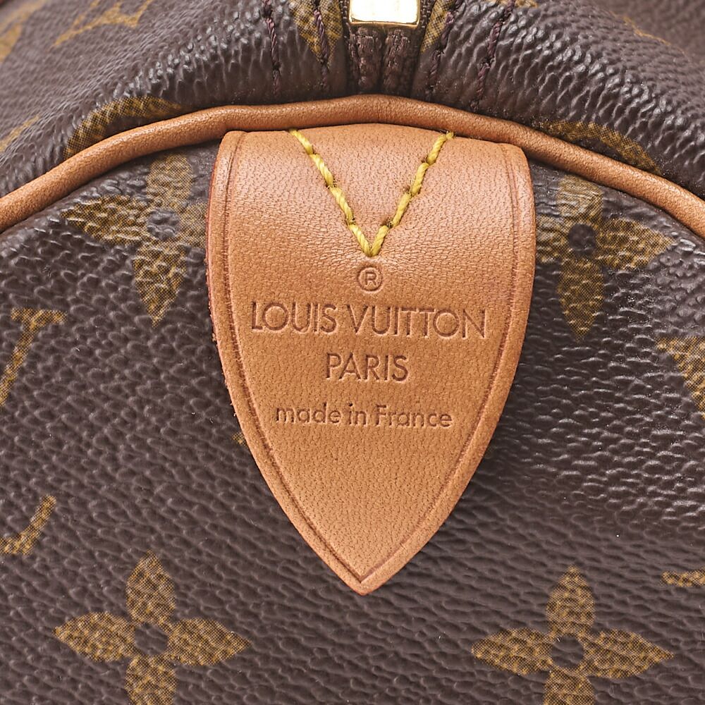 Louis Vuitton Monogram Speedy -30 Handbag M41526 Brown (gold Hardware) [no