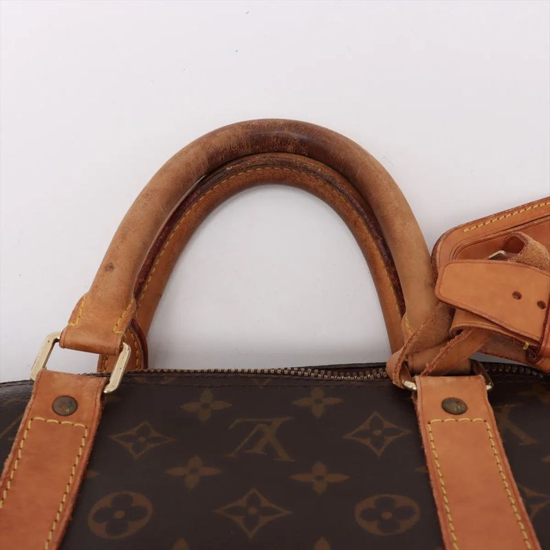 Louis Vuitton Monogram Keepall 55 M41424 Leather Boston Bag Business Travel