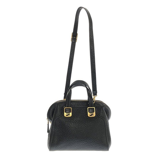 Fendi - 2-way Chameleon Leather Shoulder Bag - Black - Women