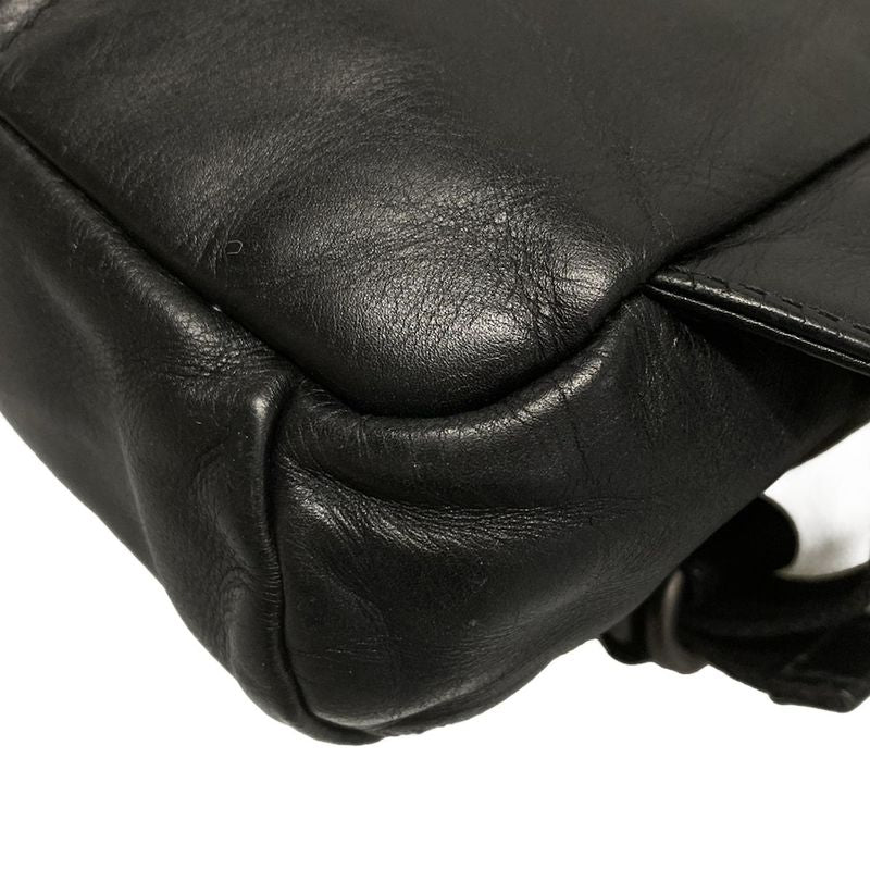 Bottega Veneta Intrecciato Black Leather Waist Pouch