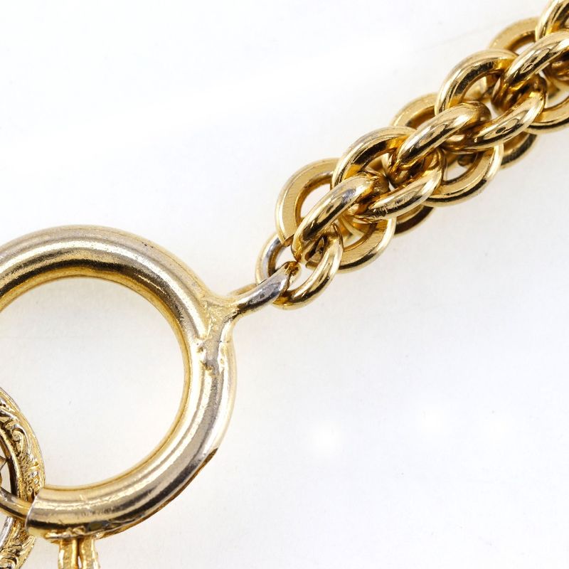 Chanel Long Vintage Gold Plated Ladies 144g Necklace