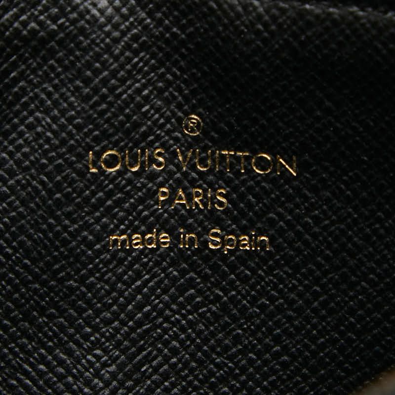 Louis Vuitton Monogram Reverse Slim Purse M80390 Brown Black PVC Leather Women