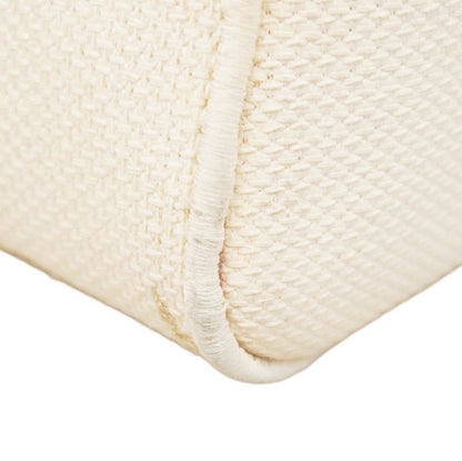 Christian Dior Handbag Lady Dior Dee Lite Canvas White Gold Chien Pan Gold