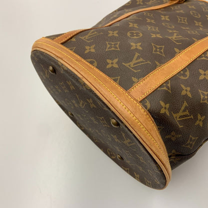 Louis Vuitton Monogram Bucket GM Shoulder Bag M42236 Brown