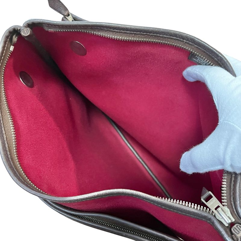 Hermes Tote Bag Leather □I Leather □I Mrs Hippie Brown