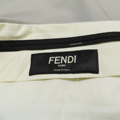 Unused 21aw Fendi Bermuda Pants Slacks Shorts FF Logo Hardware Half Pants 2