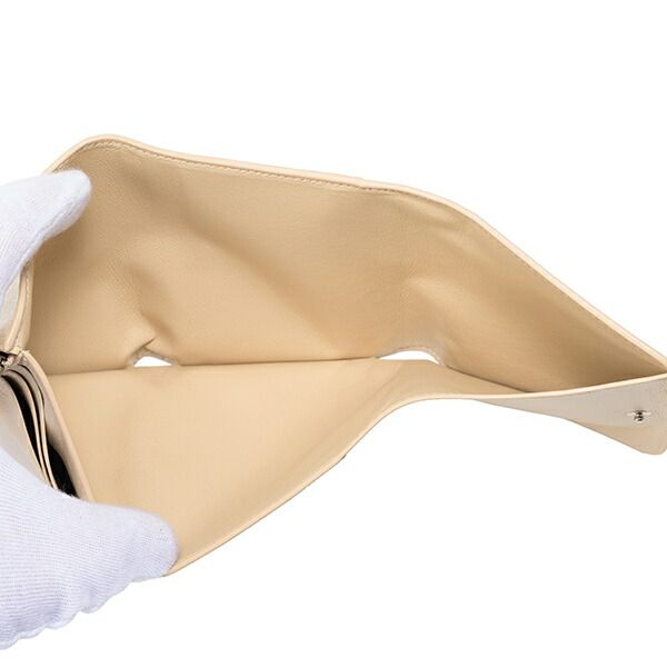 Balenciaga Trifold Wallet Cache Beige