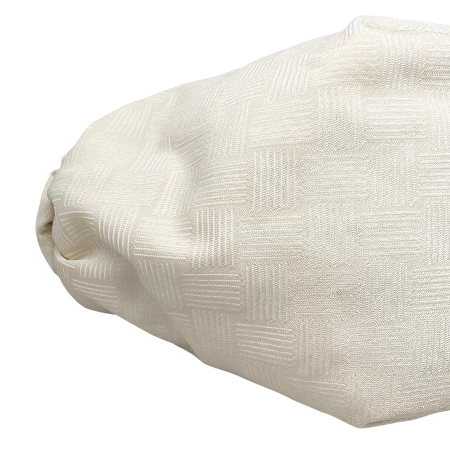 Bottega Veneta Handbag Double Knot 629635 Ivory White Silver Hardware Bottega