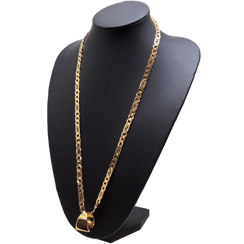 Fendi 21 Logo Ring Necklace