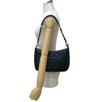 Chanel Chanel Quilted Caviar Leather Semi-one Shoulder Bag Handbag