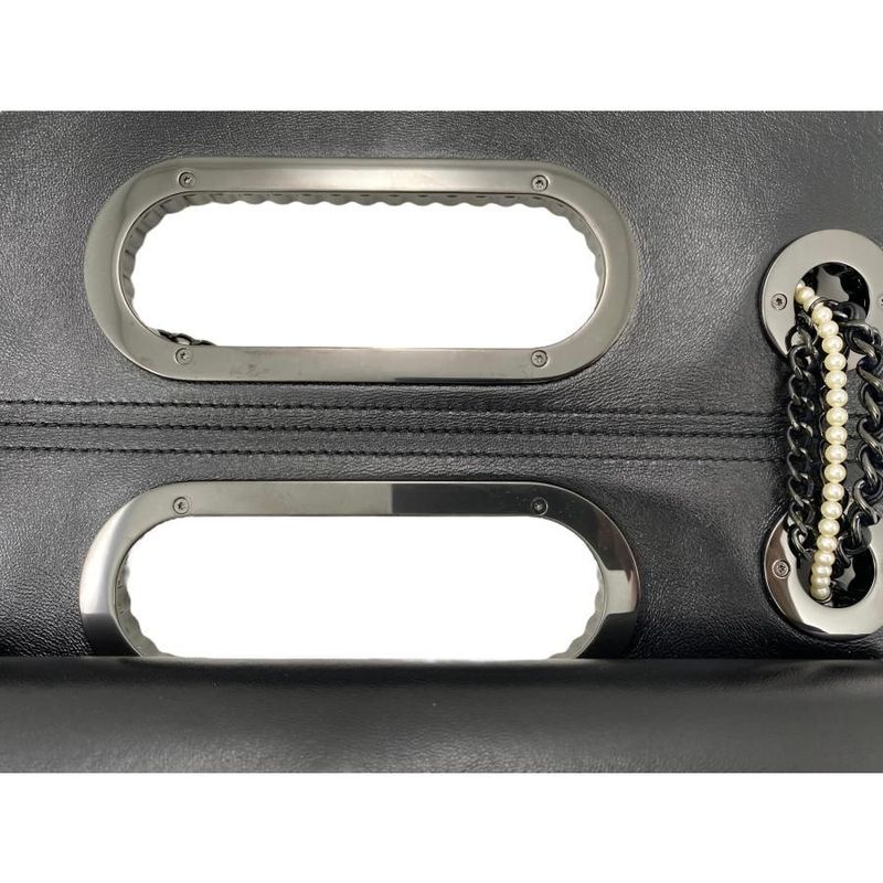 Chanel Pearl Flap Bag Shoulder Bag Handbag Black 2023-24aw (Fall/winter) Black