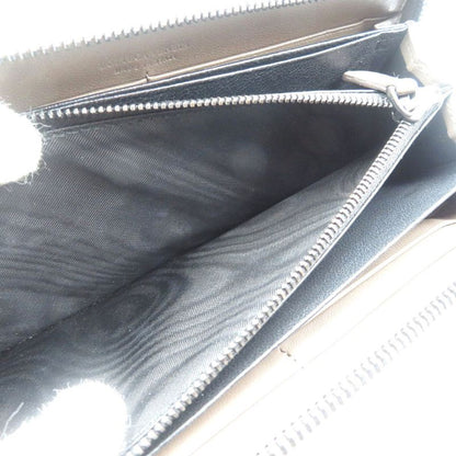 Bottega Veneta Intrecciato Leather Brown Round Zipper Long Wallet 1094 Bottega