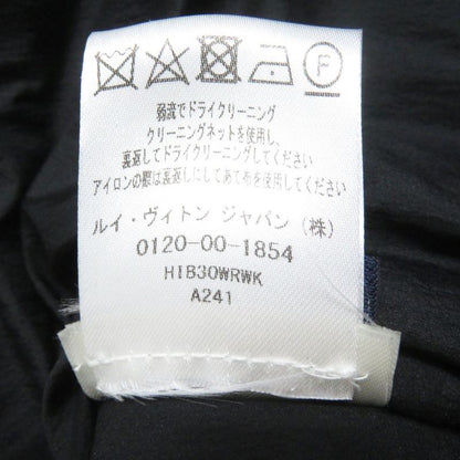 20SS Louis Vuitton 1a63fq Monogram Spray WZIP Padded Blouson Jacket Black×blue